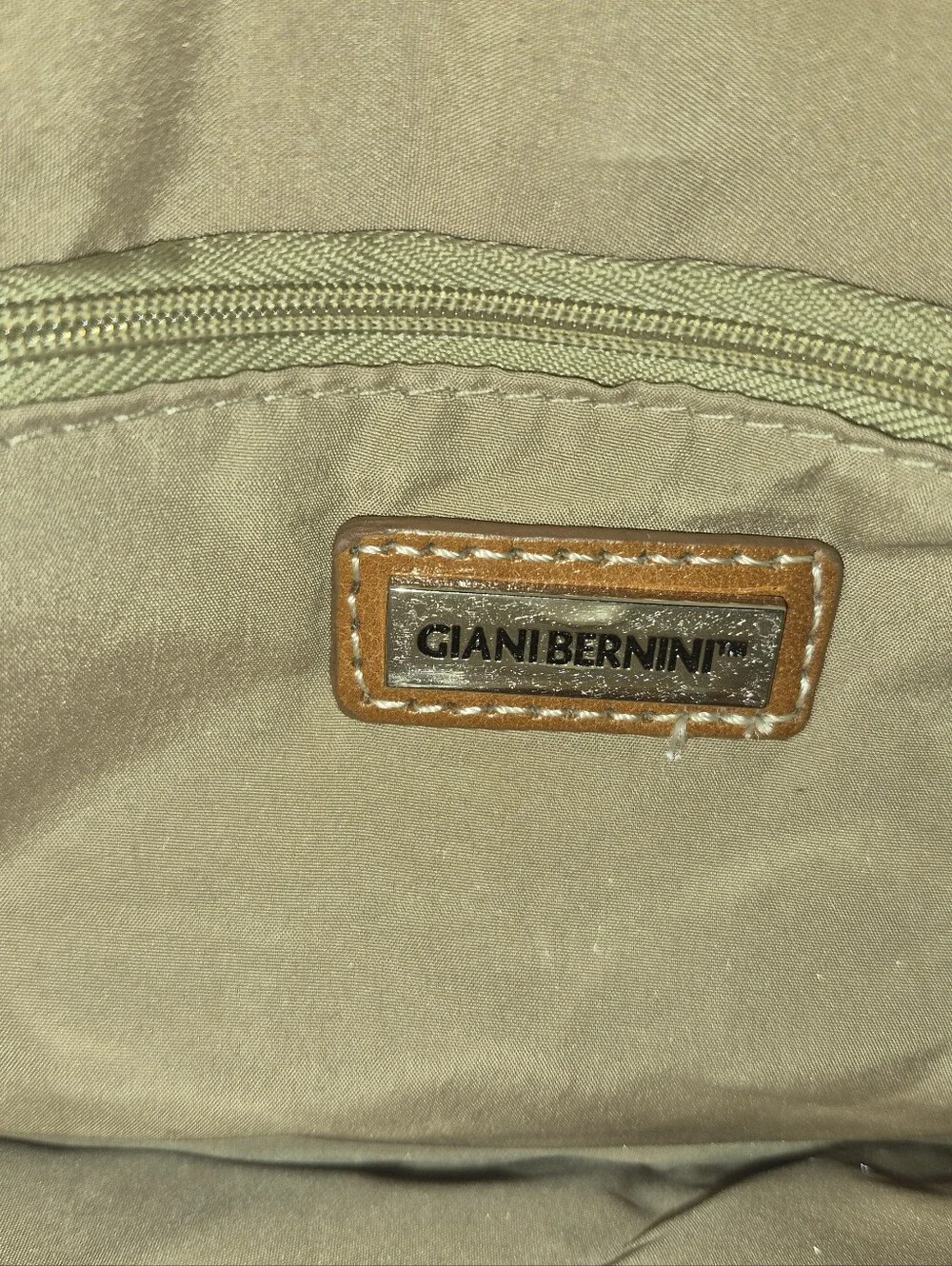Giani Bernini Womens Crossbody Leather Brown Purse Soft Shiny Adjustable Strap